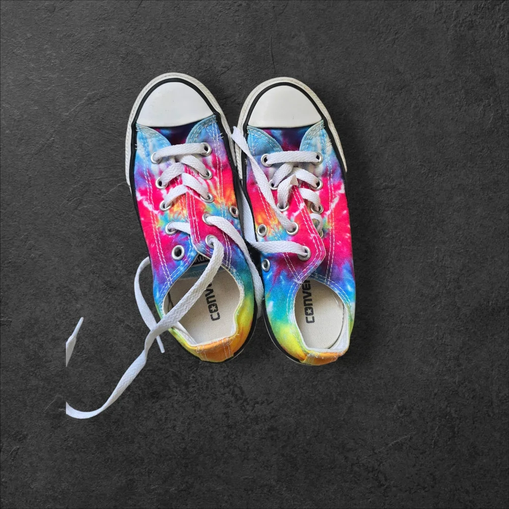 Converse Kids Multicolor Tie-Dye Sneakers